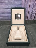 Rare Richard Hennessy Cognac Baccarat Crystal Empty Decanter Bottle Box Booklet