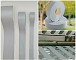 REFLECTIVE SEW ON TAPE HI VISIBILITY SILVER HIGH GRADE 10MM,20MM,25MM,30MM,50MM 