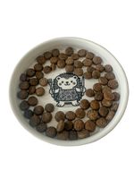 Ceramic Hedgehog Food Bowl – Low Profile Non Tip – Durable, Weather Resistant