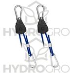 2 x Rope Ratchet Adjustable Light Hanger Tent Carbon Filter Hydroponic Grow 64kg