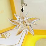 2023 SCS SWAROVSKI EDELWEISS ORNAMENT #5651063 AUTHENTIC