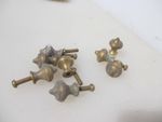 Vintage Brass Cabinet Knob Drawer Handle Pull Old Cupboard Antique -£5each