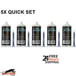 Fast Mover 5x FMT6340 Plastic Repair 2K PU Adhesive 50ml – Quick Set Formula