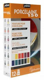 Pebeo Porcelaine 150 Ceramic Paint Exploration Set #1 12 x 20 ml