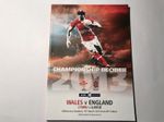 Wales v England 2013   Rugby Union programme