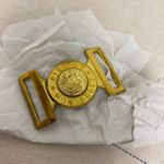 BRASS BELT BUCKLE - Dieu Et Mon Droit Waist Clasp Locket,  British Army NEW