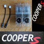 F55 MINI Cooper S Logo Door Entry Puddle Floor LED Lights