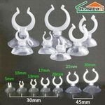 5-30mm Aquarium Suction Cups Clips Fish Tank Sucker Holder Bracket For Hose Pipe