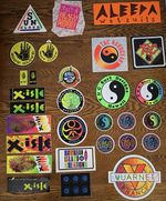 RARE Large Lot 33 VTG 80s 90s Surf Stickers Decal Original Backings No Pin Holes