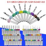 PCB Tungsten Carbide Micro Drill Bits Set 0.1-3.0mm CNC Twist Drill for PCB UK