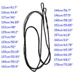 43"~70" Bow String Replacement Archery Bow String for Recurve/Long Bow Hunting