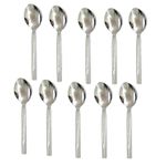 🔥10x Stainless Steel Teaspoons Everyday Tea Spoon Set Coffee Drink Kitchen Home