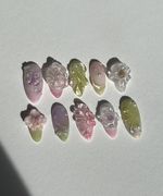 3D Fairy Nails | Luxury Handmade Gel Press On Nails | Made to Order