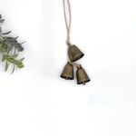 Christmas Bells Garland Vintage Rustic Farmhouse Decor Fireplace Mantel Tree Mer