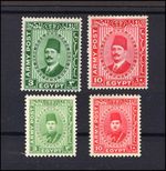 M27728 Egypt (British Forces) 1936-9 m/m Sg A12-A15 Cat £61