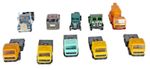 Job Lot Of 10 Wiking Lima OO/HO Gauge Mixed Model Trailers Trucks Models Unboxed
