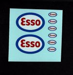 MATCHBOX TRANSFERS/DECALS - A1a ESSO PETROL PUMPS