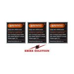 eBike 3x sticker decal 250W 'road legal' for Bafang G520 (M500) electric motors