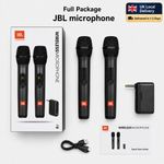 2 Channel JBL Mic Wireless Microphones Clear Voice For Karaoke Singing PartyBox