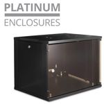 Platinum Enclosures 9U 450 deep Wall Mounted or Floor Standing Data Cabinet