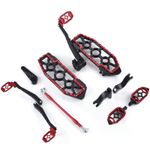 For Harley MX Floorboards Footboards Touring Electra Glide Road king 2014-2024