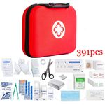 391pcs First Aid Kit | Medical Emergency Travel Home Car Taxi Work | 1ST Aid Bag