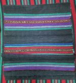 Handwoven Rag Rug 80x320 cm. Bulgaria, Bulgarian Vintage Colorful Loom Textile