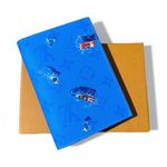Louis Vuitton Blue Multicolor Leather Passport Holder with Card Slots