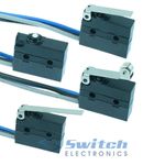Prewired Waterproof Miniature Microswitch SPDT 3A IP67 Micro Switch