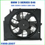 Cooling Fan Motor Assembly for BMW 3 Series E46 M3 3.2 1998 1999 2000 2001- 2007