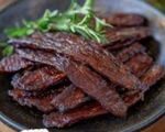 Tasty/spicy/ Non Spicy Hickory. Maple, Oak, Apple  Smoked VENISON STRIPS  300g