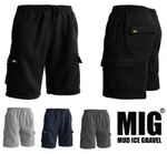 MIG Mens Cargo Work Shorts Jogging Bottoms - WORK SPORTS CASUAL JOGGER SUMMER