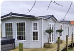 Static Off Site Mobile Home Cheval CHELTENHAM 2021 44ft By 14ft Grey Exterior