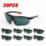 20x Safety Glasses Clear Anti-Fog & Anti-Scratch Work Lab Goggles Eye Protection