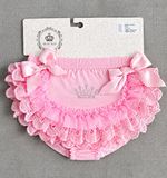 Beau Kid Girls Pink Underwear Briefs Princess Royal Crown 0-3 Months