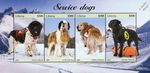 SERVICE DOGS (Newfoundland/St. Bernard/Retriever) Dog Stamp Sheet (2020 Liberia)