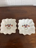 Pair Of WW1 commemorative Dishes - For Freedoms Cause - Oldham