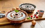 Cake Mould Fluted Ring Swirl Cake SQ Non Stick Tin 24 x 9cm Celebration Cake Pan