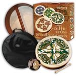 Walton's 18" Bodhran Package - Celtic/Gaelic Cross