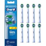 Oral-B Pro Precision Clean Replacement Electric Toothbrush Heads White 8 Pack