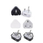 2pc 3Pin 5V1A USB Plug Charger Wall Chargers UK Power Adapter For iPhone Camera