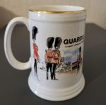 Rare 60s 'Guards' Cigarettes Promotion Small Tankard. 4.25" 11cm Tall.