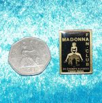 Rare Vintage Madonna Fan Club Paris France Enamel Pin Badge Music Memorabilia