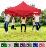 BULHAWK® 3x3m COMMERCIAL GRADE HEAVY DUTY POP UP GAZEBO MARKET STALL MARQUEE