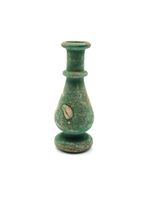 Green Antique Style Grand Tour Miniature Bottle 63.9mm 8.54g