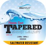  Sea Fishing Tapered Shock leader (13mX5) Orange By AbuAdiyat