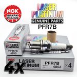 NGK PLATINUM SPARK PLUGS FOR SUBARU IMPREZA WRX / STI 2.0 TURBO 1992-2006 PFR7B