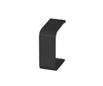 Durable Plastic Air Conditioning Trunking Cover Joint Black 80x60mm Connector