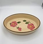 Franciscan Desert Rose Oval Serving Casserole Bowl Vintage Floral Stoneware Dish
