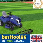 30.9in Tow Behind Lawn Aerator Tool for Garden Grass With 8 Star-shaped Spikes